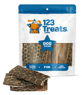 123 Treats Esophagus Dog Treats 1lb bag – promotes healthier chewing habits.
