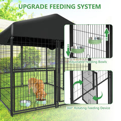 1R2P3I outdoor dog kennel waterproof cover keeps pets protected from sun and rain
