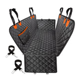 2in1 dog car seat cover back seat hammock with side flaps protects upholstery and eases entry