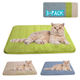 2ME Washable Pet Bed Mat blue close-up highlights plush softness for cozy naps