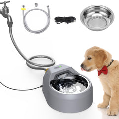 Bentopal dog water fountain, front view, showcasing auto-replenish for continuous hydration.
