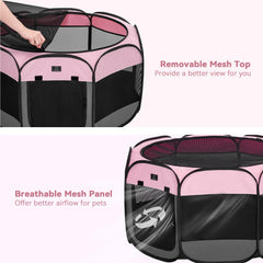 A4 Pet 360° mesh panels offer airflow and visibility.