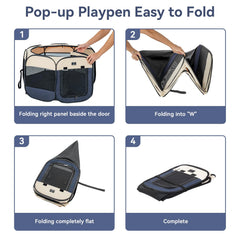 A 4 Pet removable mesh top offers ventilation while curbing escape risk