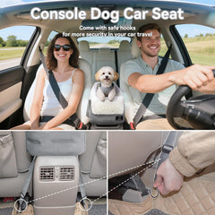 A 4 Pet center-console seat anti-slip base keeps it steady during drives.