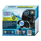 AA GKM3W Clip-On UV front view shows compact design for small aquariums.