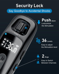 ABBIDOT IPX7 waterproof collar resists rain and splashes for outdoors.