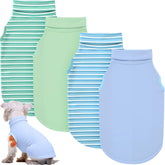 Abbylike four-pack dog shirts feature soft German velvet for cozy indoor warmth.