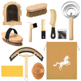 Abbylike horse grooming kit with storage bag for organized, on-the-go care