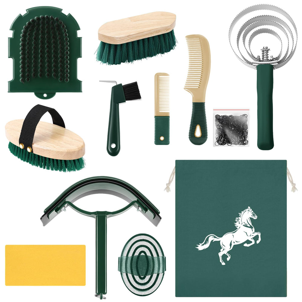 Abbylike horse grooming organizer tote keeps tools neatly stored for quick grooming sessions