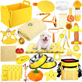 Abbylike puppy starter kit storage basket organizing pet gear for easy access