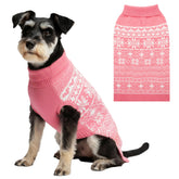 ABFEKIEA suéter para perro con copos de nieve, perfecto para Navidad.