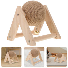 ABOOFAN indoor cat scratcher helps protect furniture from claw marks.