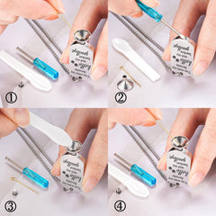 Abooxiu filling set close-up, helps fill the pendant neatly