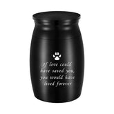 abooxiu small-urn-dog-ashes-3in held in hand for sharing memories.
