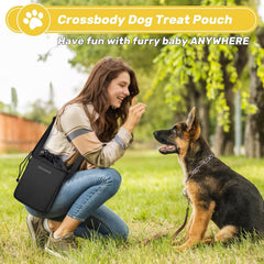 Abrimelodi dog travel bag treat pouch convenient for quick rewards.
