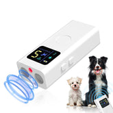 ABRKDOG ultrasonic levels display shows adjustable bark deterrence for effective training.