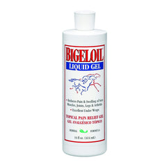 Absorbine Bigeloil Linimento Gel, aplicación suave en músculos tensos, sensación refrescante