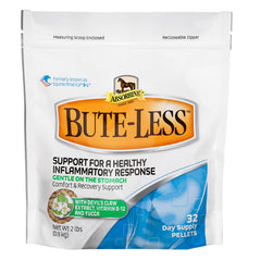 Absorbine Bute-Less pellets bottle for easy daily feeding and ongoing comfort