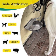 Abustle pig fixed-cover design keeps float valve safe from animals