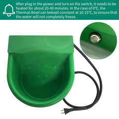 Abustle Pig float control maintains a constant water level for animals.