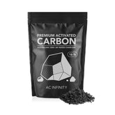 AC Infinity RC412 premium activated carbon 32lb packaging boosts odor control for grow spaces.