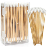Accesfire 300PCS dog ear swabs in a storage box for easy organization.