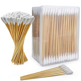 Accesfire 300pcs large dog ear swabs in storage box for easy pet care and organization