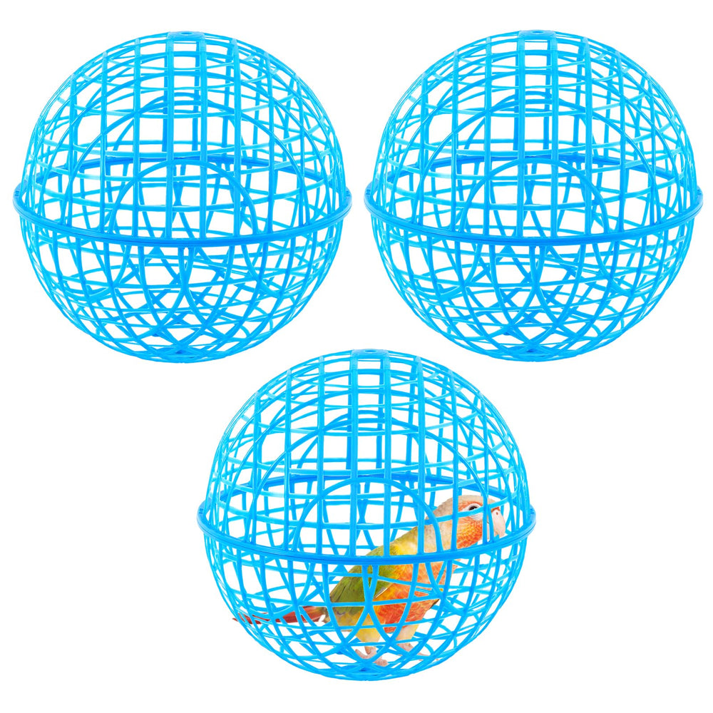 AceOrbit 3 Pcs Chicken Balls Cage assembly showing quick setup and portable design.