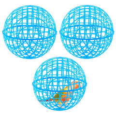 AceOrbit 3 Pcs Chicken Balls Cage assembly showing quick setup and portable design.