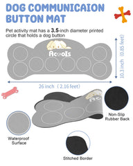 Acools recordable buttons provide clear playback with built-in speaker.