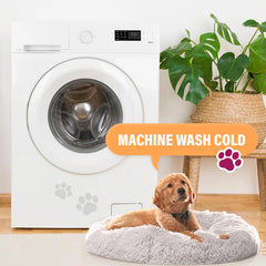 Active Pets premium small donut dog bed removable cover for easy machine washing.
