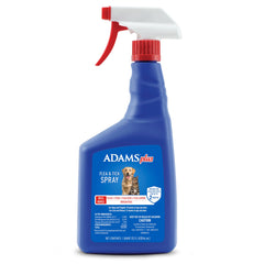 ADAMS Plus Flea & Tick Spray 32oz bottle ready for quick flea and tick protection.