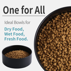 Addogyy non-slip base keeps the bowl steady during meals.