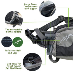 Adeerus no-spill magnetic clasp keeps treats secure during adventures.