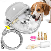 Ademon automatic animal drinking bowl drain hole facilitates easy cleaning and continuous water supply.
