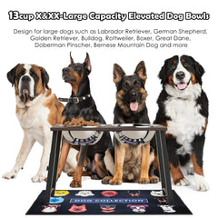 ADENGL height-adjustment-4-levels enables ergonomic dining for large breeds.