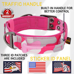 ADITYNA collar with 1.5-inch wide nylon webbing for secure control.