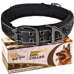 ADITYNA heavy-duty dog collar front view for extra-large breeds, secure-fit and confident walks