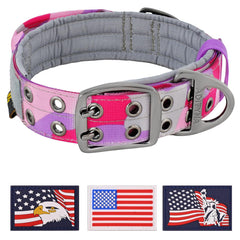 ADITYNA heavy-duty dog collar handle closeup shows secure training grip.
