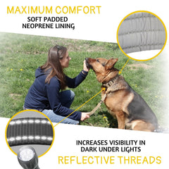 ADITYNA neoprene-padded collar delivers soft comfort and reduces chafing