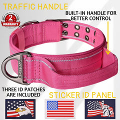 ADITYNA collar with reflective stitching for safer night walks