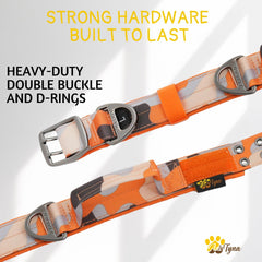 ADITYNA weather-resistant collar endures rain and mud for outdoor use.