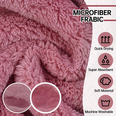 ADNIKIA dog drying coat hoodie detail highlights warm, snug coverage for chilly post-bath moments.