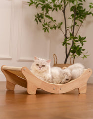 Adolug natural sisal scratcher surface for indoor cats' claw care.