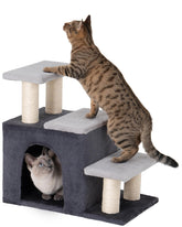 Aechonow 3-in-1 Pet Stairs cat condo for safe climbing and cozy naps.