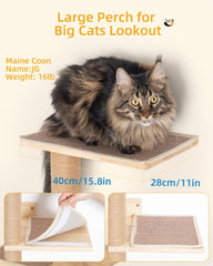 Aechonow adjustable perches swivel for versatile cat routes.