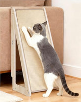 Aechonow sisal scratcher 26.4-inch vertical for healthy scratching and stretching