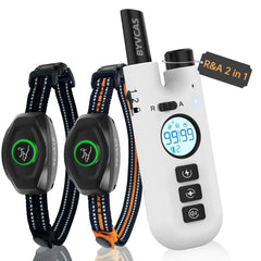 Aertyole bark collar with remote front view for clear neighborhood-friendly training.