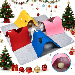 AFLIFLI cat tunnel 4in1 houses offers indoor enrichment for curious cats
