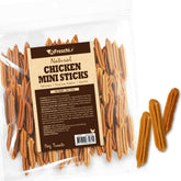 Afreschi Chicken Dog Treats mini-stick pack front, ideal daily rewards.